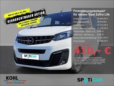gebraucht Opel Zafira Life Tourer M 2.0 Klima Spurhalteass. PDC