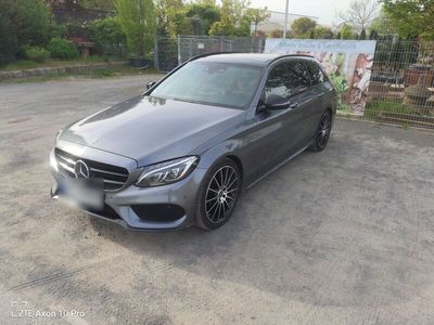 gebraucht Mercedes C220 AMG Line, 9G-Tronic, Burmester