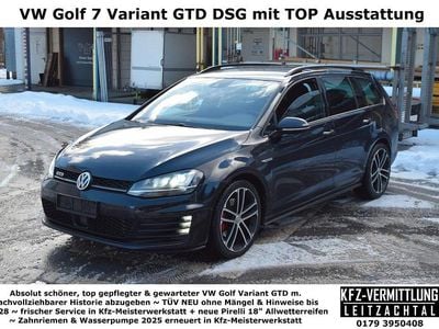 Gebraucht VW Golf VII GTD 184 PS (135 kW) 2015 Schwarz Kombi