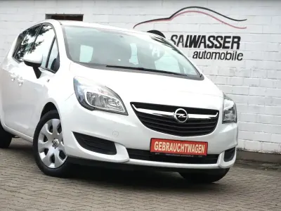 Gebraucht Opel Meriva Edition 101 PS (74 kW) 2015 Weiß Van / Kleinbus
