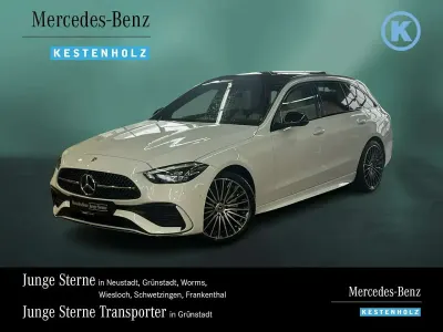 Gebraucht Mercedes C180 AMG 170 PS (125 kW) 2025 Manufaktur lack opalithweiß b Kombi