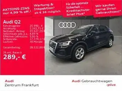 Brugt Audi Q2 116 HK (85 kW) 2026 Sort SUV
