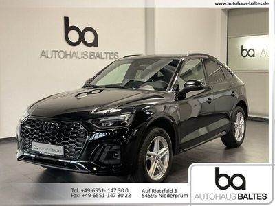 Mythosschwarz met. Gebraucht 2023 Audi Q5 Sportback S-Line SUV | 44.850 € (Superpreis)