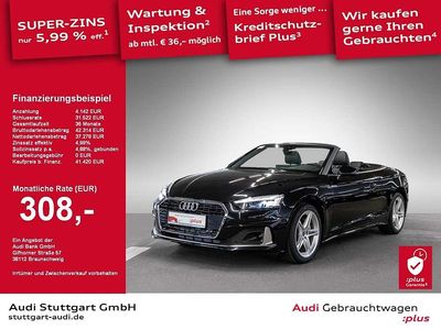 Mythosschwarz metallic verdeck Gebraucht 2024 Audi A5 Cabriolet Advanced Plus Cabrio | 47.940 € (Teuer)