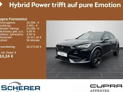 Gebraucht Cupra Formentor VZ 245 PS (180 kW) 2023 Midnight schwarz metallic (metallic) SUV