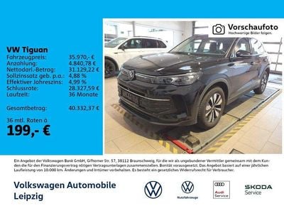 Schwarz Gebraucht 2025 VW Tiguan Goal SUV | 35.970 € (Superpreis)