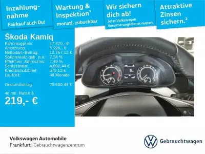 Second-hand Skoda Kamiq Tour 95 CP (69 kW) 2022 Negru SUV