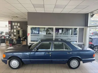 Brugt Mercedes 420 SE 224 HK (164 kW) 1988 Blå Sedan