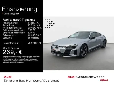 Gebraucht Audi e-tron GT quattro Ambiente 350 kW (476 PS) 2023 Florettsilber metallic Limousine