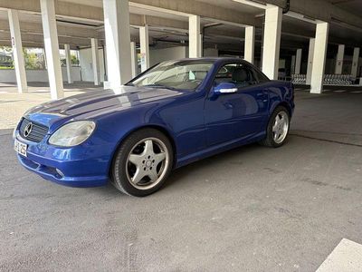 Usata Mercedes SLK200 163 CV (119 kW) 2001 Blu Cabrio