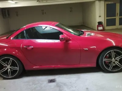 Gebraucht Mercedes SLK350 305 PS (224 kW) 2008 Rot Cabrio