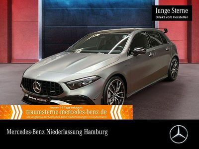 Grau Gebraucht 2024 Mercedes A35 AMG Premium Limousine | 49.490 € (Fairer Preis)