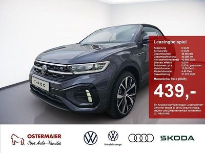 Neu VW T-Roc Cabriolet R-line 150 PS (110 kW) 2025 Schwarz Cabrio