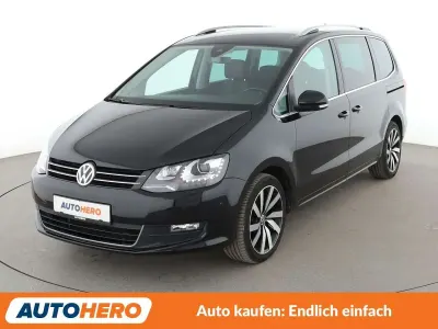 Gebraucht VW Sharan Allstar 150 PS (110 kW) 2017 Schwarz Van / Kleinbus