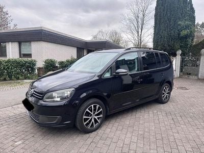 Gebraucht VW Touran Comfortline 105 PS (77 kW) 2010 Schwarz Van / Kleinbus