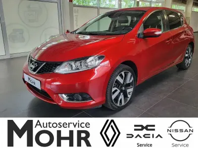 Gebraucht Nissan Pulsar Tekna 116 PS (85 kW) 2017 Rot Kleinwagen