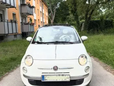 Gebraucht Fiat 500 69 PS (50 kW) 2009 Weiß Cabrio