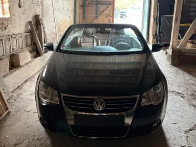 Brugt VW Eos Edition 122 HK (89 kW) 2009 Sort Cabriolet