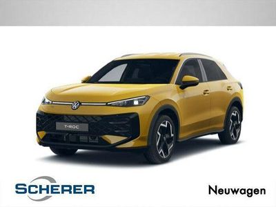 Neu VW T-Roc R-line 150 PS (110 kW) 2025 Gelb SUV