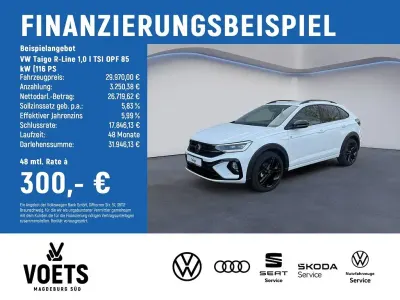 Gebraucht VW Taigo R-line 116 PS (85 kW) 2026 Weiß SUV