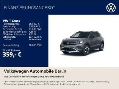 Używany VW T-Cross Goal 116 KM (85 kW) 2025 Szary SUV