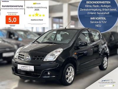 Gebraucht Nissan Pixo Acenta 68 PS (50 kW) 2010 Schwarz Kleinwagen