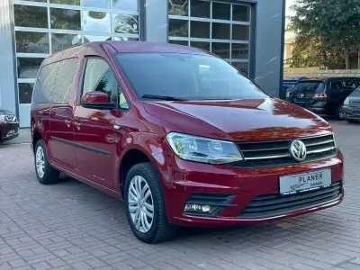 Gebraucht VW Caddy Maxi 131 PS (96 kW) 2018 Rot Van / Kleinbus