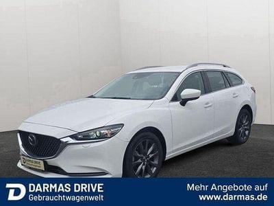 Gebraucht Mazda 6 Prime-Line 145 PS (106 kW) 2022 Weiß Kombi