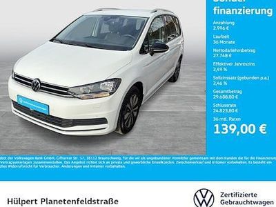 Gebraucht VW Touran Goal 150 PS (110 kW) 2025 Weiß Van / Kleinbus