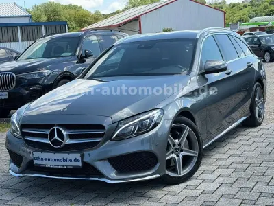 Gebraucht Mercedes C180 AMG line 156 PS (114 kW) 2017 Grau Kombi