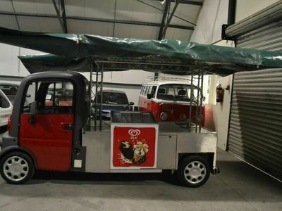 gebraucht Aixam Microcar Mega Foodtruck Verkaufswagen Mopedauto
