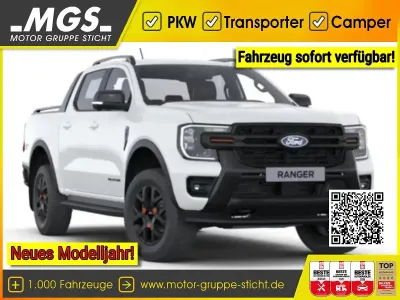 Nowe Ford Ranger Wildtrack 241 KM (177 kW) 2026 Biały Pickup