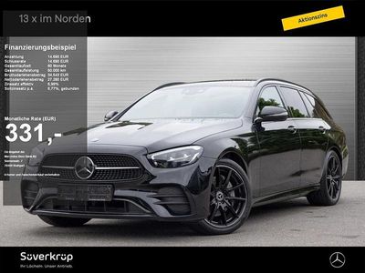 Schwarz Gebraucht 2023 Mercedes E220 AMG Limousine | 41.970 € (Fairer Preis)