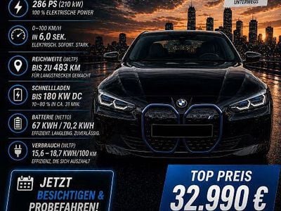 Usata BMW i4 Sport Line 210 kW (286 CV) 2023 Nero Berlina