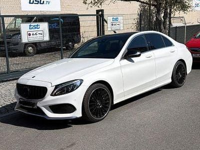 Usata Mercedes C250 AMG line 211 CV (155 kW) 2014 Bianco Berlina