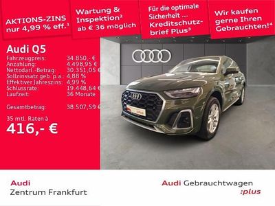 Gebraucht Audi Q5 S-Line 367 PS (269 kW) 2022 Grün SUV