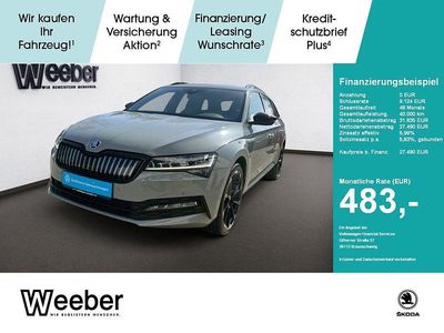 Gebraucht Skoda Superb SportLine 218 PS (160 kW) 2022 Steelgrau Kombi