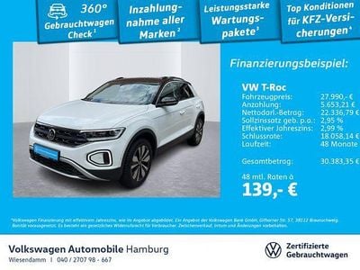 Second-hand VW T-Roc Goal 150 CP (110 kW) 2024 Alb SUV