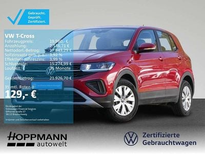 Gebraucht VW T-Cross 95 PS (69 kW) 2025 Rot SUV