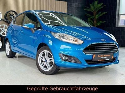 Gebraucht Ford Fiesta Titanium 80 PS (58 kW) 2013 Blau Kleinwagen