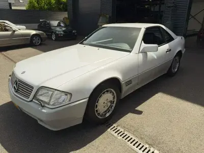 Gebraucht Mercedes SL300 1992 Weiß Cabrio