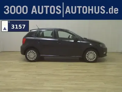 Gebraucht VW Polo Trendline 90 PS (66 kW) 2016 Schwarz Kleinwagen
