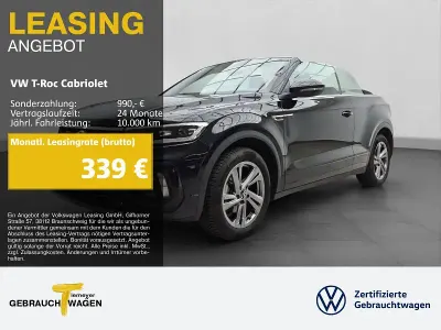 Brugt VW T-Roc R-line 150 HK (110 kW) 2025 Sort SUV