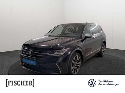 Gebraucht VW Tiguan Allspace R-line 200 PS (147 kW) 2022 Schwarz SUV