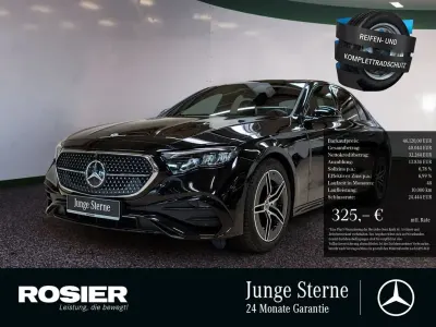 Gebraucht Mercedes E220 Advanced 197 PS (144 kW) 2025 Schwarz / obsidianschwarz Limousine