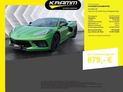 Nouă Corvette C8 482 CP (354 kW) 2025 Verde Cabrio