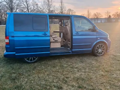 Gebraucht VW T5 Highline 174 PS (127 kW) 2007 Blau Van
