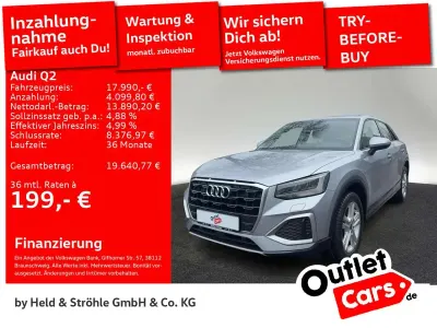 Używany Audi Q2 Advanced Plus 110 KM (80 kW) 2022 Srebrny SUV