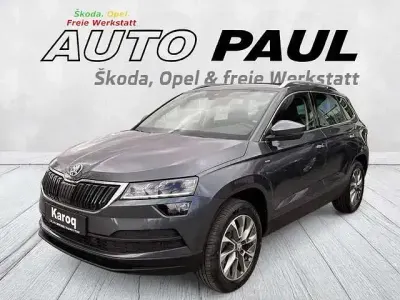 Gebraucht Skoda Karoq Clever 150 PS (110 kW) 2021 Quarzgrau metallic SUV
