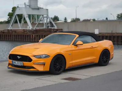 Gebraucht Ford Mustang GT 450 PS (330 kW) 2019 Orange Cabrio